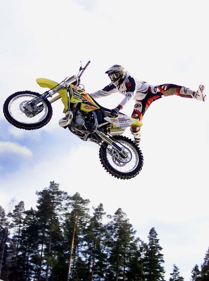 I pauserna under The Battle 
2003 i Falun så var. Foto: Tobias Ivarsson. Åkare: Grym Kille.