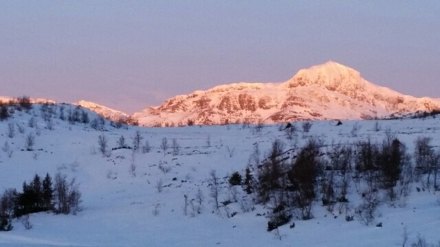 Beitostølen skiheiser 
Flott morgen, Bitihorn bad.