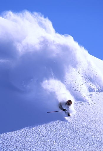 oxå en av de bättre puderdagarna 05/06. Foto: Göran Assner. Åkare: Jag.