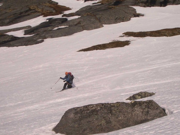 En härlig tur och dag på töttatoppen.... Foto: Mattias Cöster. Åkare: Petri Forslund.