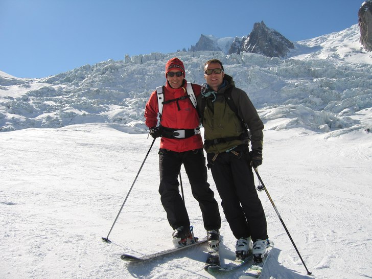 Classic Vallee Blanche - 2012 - Iñaki & I. Foto: Fred. Åkare: Toni.