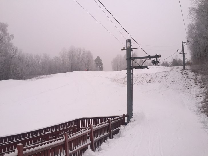 Det nærmer seg...
Vi produserer snø når det lar.