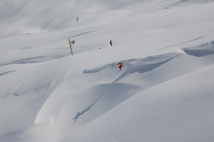 Efter dumpet.... Foto: Kaj Söderin. Åkare: Mattias Lindvert.