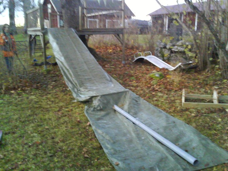 Railsession i mullsjö på alex trädgård :) här. Foto: sebastian hagman.