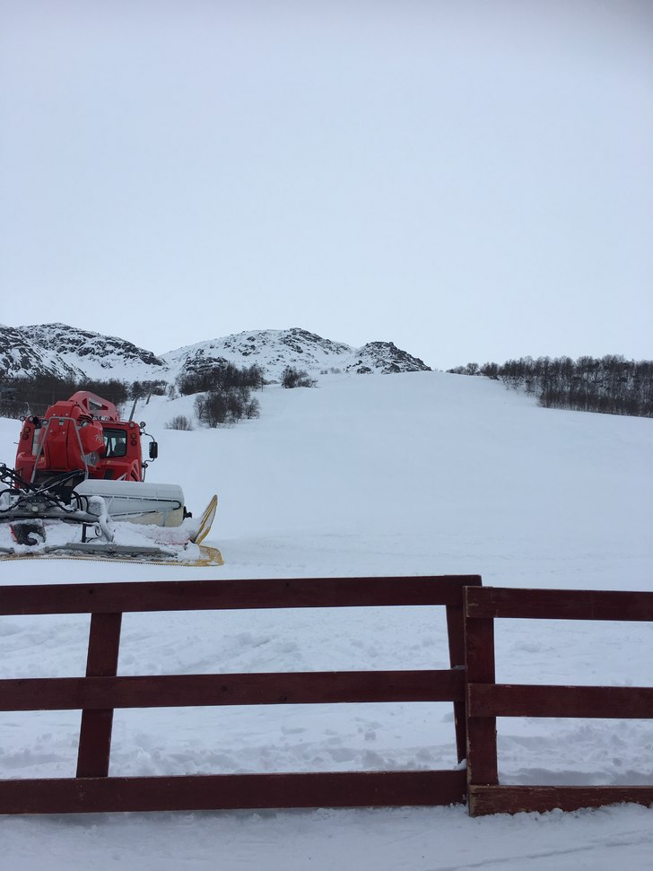 Søndag
Nå er det -6 grader, overskyet og nesten .