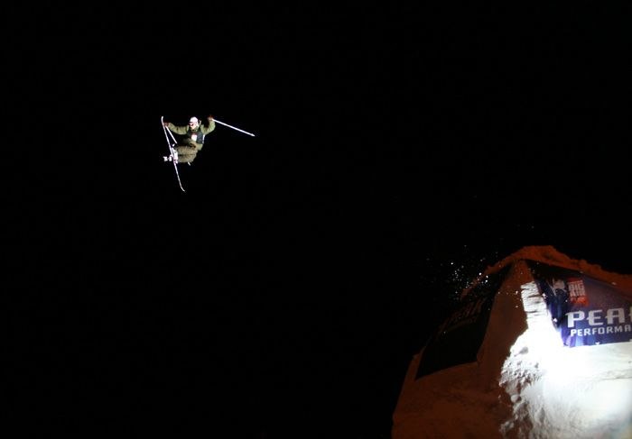 Bilden tagen under Stockholm Big Air tävlingen i . Foto: Staffan Skällenäs.