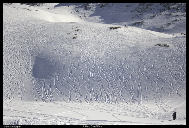 En dag på jobbet är över.. Foto: Stefan Bogren.