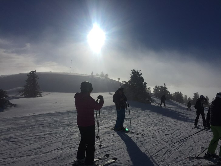 Strålende sol i dag!
Strålende sol og -7 i bunn,.