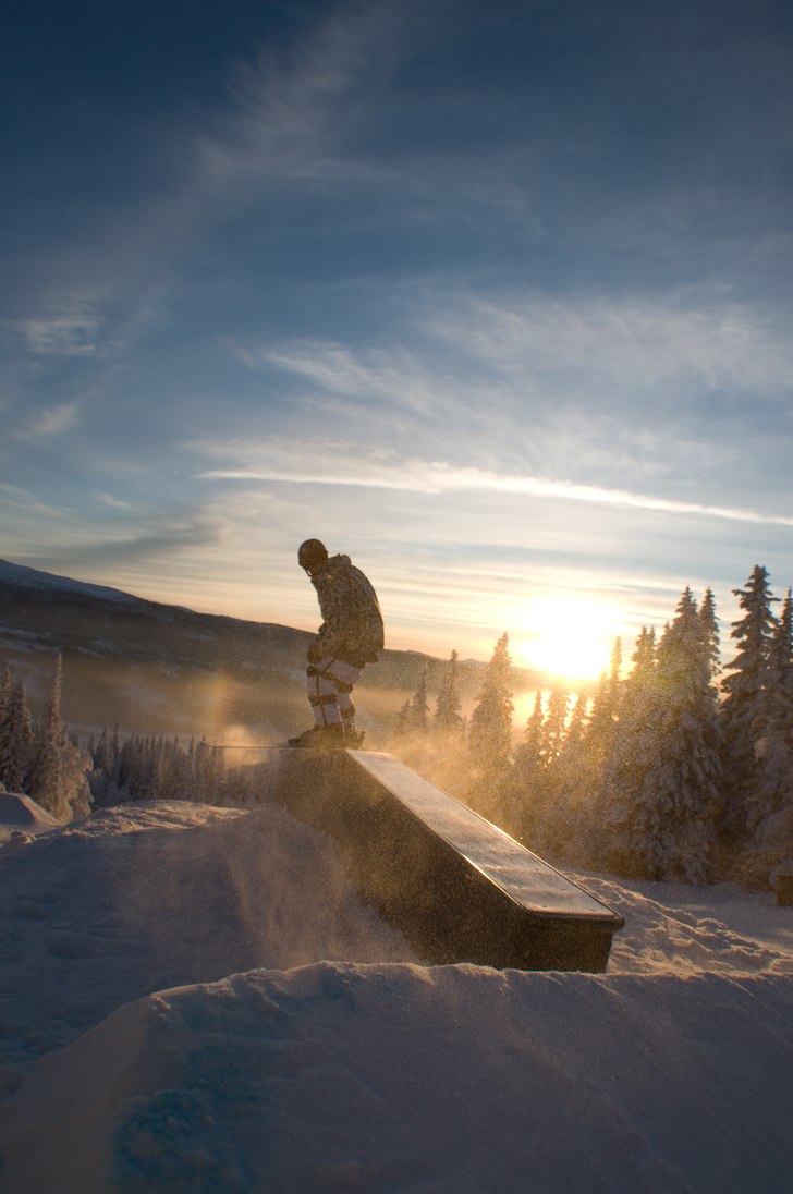 En stekig dag med sjukt ljus.. Foto: Henrik Andersson. Åkare: Robbin Gälliner.