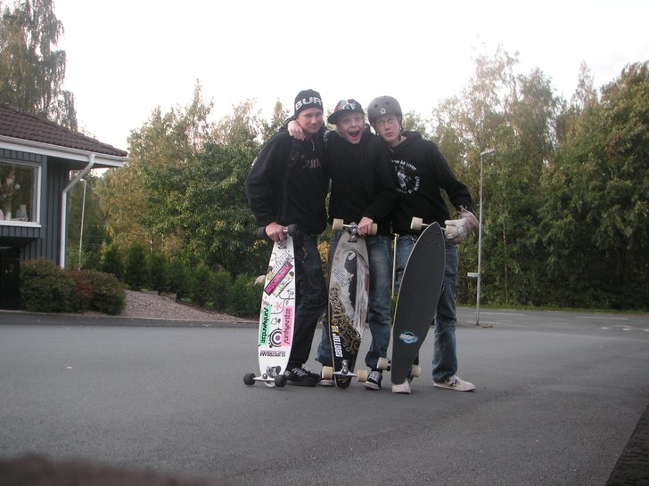 Team B-R var ute och bombade lite backar i Bankery. Foto: Adam Sörman. Åkare: Jag i mitten.
