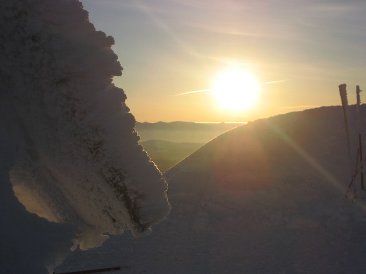 En sen kväll på åreskutan under alpina VM 2007 . Foto: Anna Winblad.