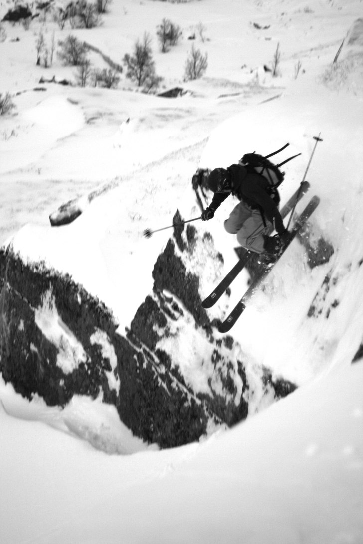 Klippdropp i Rimfors. Foto: Johan Pettersson. Åkare: Seth Gustavsson.