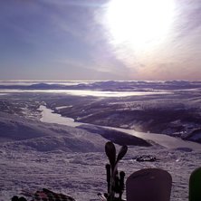 Tennforsen fr&aring;n Skutan. Foto: Robin Ferin.