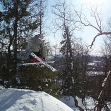 liten mute i offpisten. Foto: Alexander Bod&eacute;n. &Aring;kare: Gustav Bod&eacute;n.