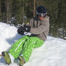 sitter i puckeln!. Foto: Linn Andersson. &Aring;kare: jag.