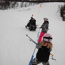 D&aring; sn&ouml;n hade tinat kunde dom inte k&ouml;ra alla lif. Foto: Papppa. &Aring;kare: Robin Sandstr&ouml;m.