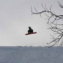 p&aring; artfj&auml;llet norr om hemavan, vi byggde hopp oc. Foto: tomas westerholm. &Aring;kare: johan henriksson.