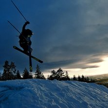 F&ouml;rsta dagen uppe i Idre 08! Testar Simons kamera. Foto: Simon Svensson. &Aring;kare: Carl Swanstr&ouml;m.