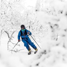 En dimmig dag i Februari.. Foto: Marcus Ahlstr&ouml;m. &Aring;kare: Johan Frideh&auml;ll.
