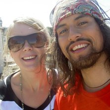 Jag och min pingla p&aring; smekm&aring;nad.... Foto: Alfredo al Pomodoro. &Aring;kare: Elina och Jag.