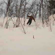En offpistbild fr&aring;n H&aring;rdrocksveckan i Kittel -08. Foto: Michael Ek. &Aring;kare: Mattias Kristensson.