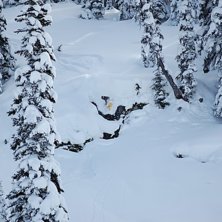 Coolt drop av Daniel.. Foto: Jonas Andersson. &Aring;kare: Daniel Kanlin.