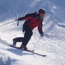 sk&ouml;n telemarks &aring;kning nedf&ouml;r hafl&auml;lls fj&auml;llen. &Aring;kare: jesper skogsberg.