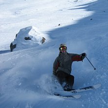 Vid signal-liften hittade vi offpist 3 dagar efter. Foto: Johan &amp;quot;kotten&amp;quot; Ekman. &Aring;kare: William Flodstr&ouml;m.