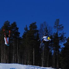 Superman back, Superman front. Foto: Linn Nilsson. &Aring;kare: Jonas Ruthberg &amp;amp; Dennis Berggren.