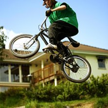 En utav mina f&ouml;rsta 180:isar. Foto: Johan Lantz. &Aring;kare: Elov Olsson.