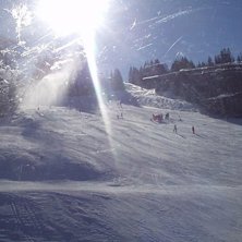 Utsikt fr&aring;n n&aring;n lift i Dorfgastein. . Foto: Henrik Svensson.