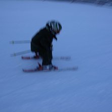 Full fart &auml;r kul. Men d&aring; hinner inte Mamma och P. Foto: Pappa. &Aring;kare: Robin Sandstr&ouml;m.