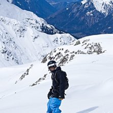 Puder i april!. Foto: Anton Hilling. &Aring;kare: Johan Alfvegren.