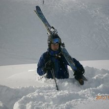 F&ouml;rsta dumpet i december. Foto: Sanna Romell. &Aring;kare: Erik Dahlb&auml;ck.