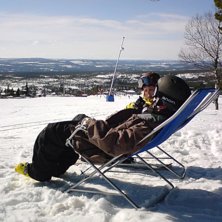 Chill uppe i idre&amp;#039;. Foto: Linus Isacsson.