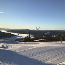 Sola skinner, og det er flotte forhold i l&oslash;ypene!.