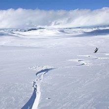 Snowkite. Finns inget b&auml;ttre! Tack f&ouml;r fotot: ww. Foto: Pascal Boulgakow.