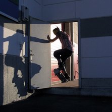 Skate bakom Toysrus. Foto: Viktor Bjurlid. &Aring;kare: Mats Domarg&aring;rd.