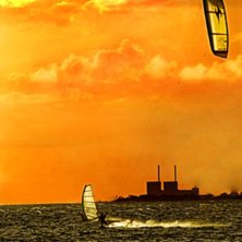 var i Habo-Ljung f&ouml;r att kitesurfa. Plockade fram. Foto: Niclas Magnusson.