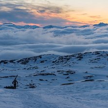 P&aring;v&auml;g upp i Insteget. Foto: Axel Mossling.