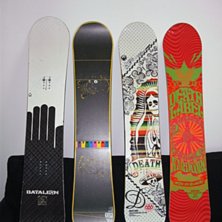 1.Bataleon ewiltwin 2.Burton Dominant 3. Death Lab. Foto: Arvid.