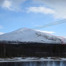 Silverfallet g&aring;r &aring;t lite olika riktningar under . Foto: Mattias Skantz.