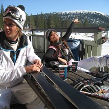 Jag och Ivar var ute och glassa en fantastisk dag . Foto: ?. &Aring;kare: Ivar och jag.