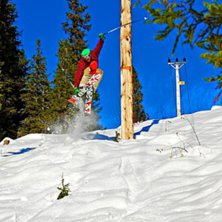 Skidpremi&auml;r i Bydalen!. Foto: Georg Montelius. &Aring;kare: Fredrik Nordqvist.