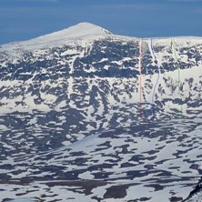 Ryggen till h&ouml;ger &auml;r bra att skida upp i f&ouml;r en. Foto: Mattias Skantz.