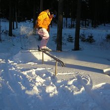 jag &aring; bror gjorde en liten rail som jag senare p�. Foto: Agnes M&ouml;ller Andersen. &Aring;kare: Jesper Hayland.