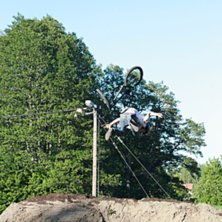 BAckflip crash. Foto: Robin Molin. &Aring;kare: Moses Nymark.