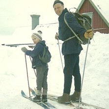 1966 - d&aring; det b&ouml;rjade.... Foto: Ann-Mari Lockmark. &Aring;kare: (Pappa) Sven &amp;amp; Anders Gustafsson.