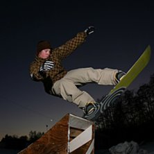 rock n roll &amp;quot;st&aring;-p&aring;-tailen-och-&aring;ka-ner. Foto: Rickard cFors. &Aring;kare: Daniel Olsrup.