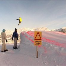 Det g&aring;r att hoppa med dessa ox&aring;!. Foto: Vet ej namn &auml;r en Norsk SledDogs &aring;kare. &Aring;kare: Norsk SledDogs &aring;kare..